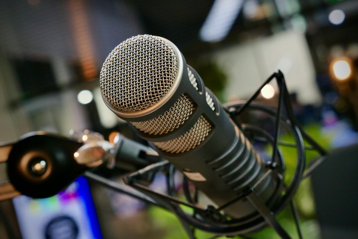 mic microphone for London-based voice artist